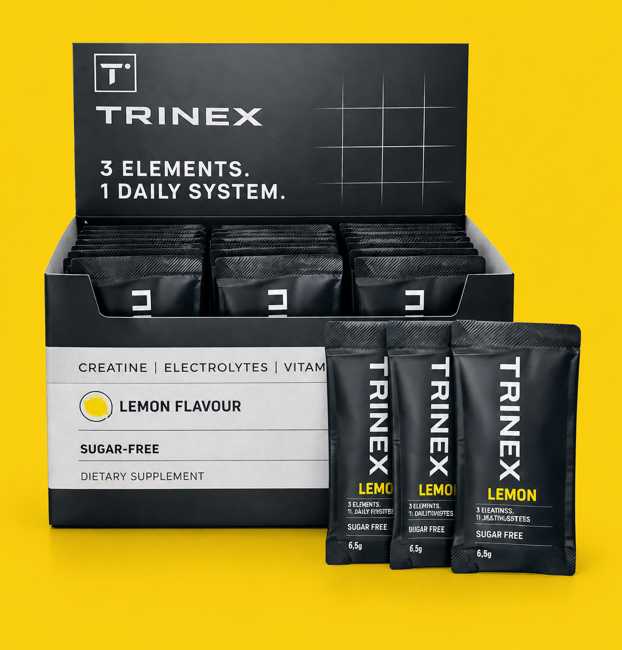 TRINEX Lemon box containing 30 sachets